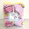 Elephant Love Pink Anti-Pill Premium No-Sew Throw Fleece Fabric Kit (72x60)